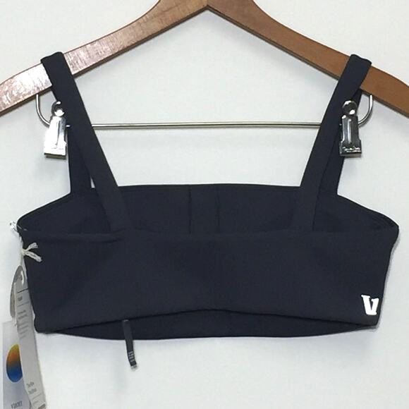 NWT Vuori Evolve Squareneck Bra Charcoal Large - Picture 2 of 6